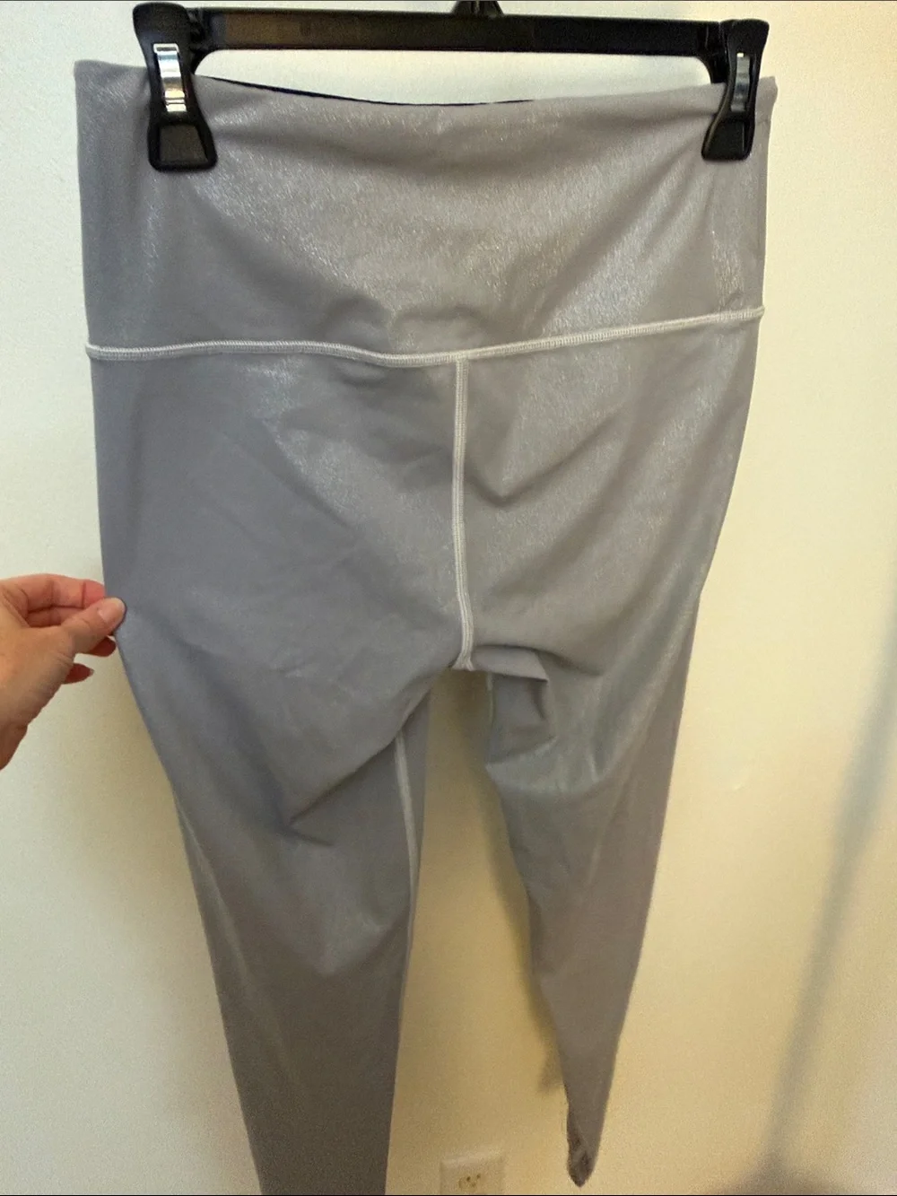 Gray High-Waist Active Leggings